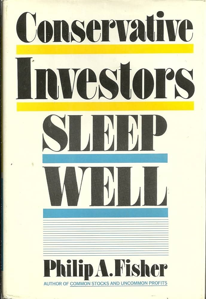 Cover of Conservative Investors Sleep Well by Philip A. Fisher