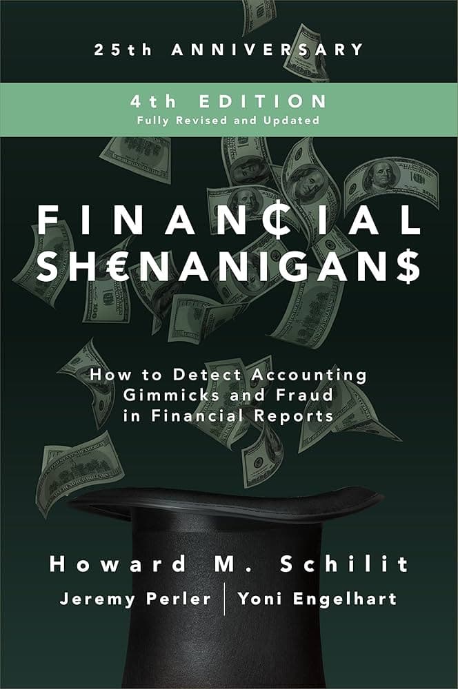 Cover of Financial Shenanigans by Howard M. Schilit, Jeremy Perler and Yoni Engelhart