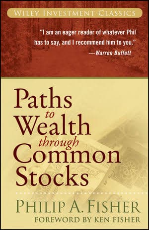 Cover of Paths to Wealth Through Common Stocks by Philip A. Fisher